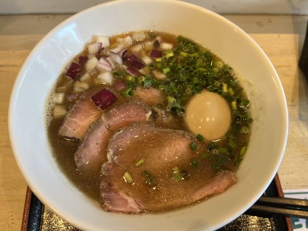 「特製醤油煮干しラーメン」@麺処 素和の写真