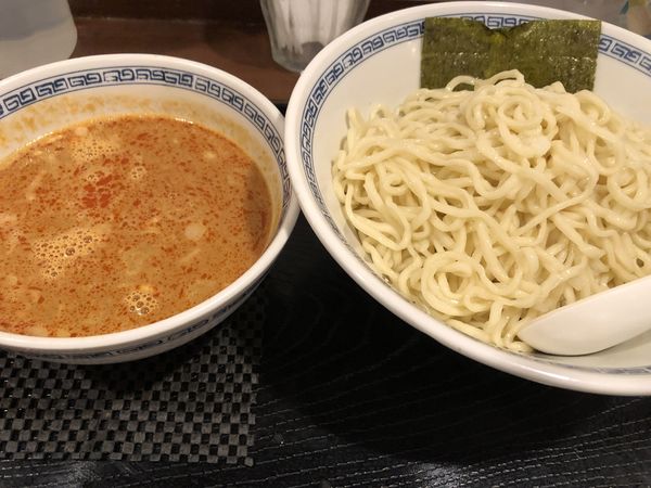 「辛いつけ麺大盛」@つけめん処 けんみんの写真