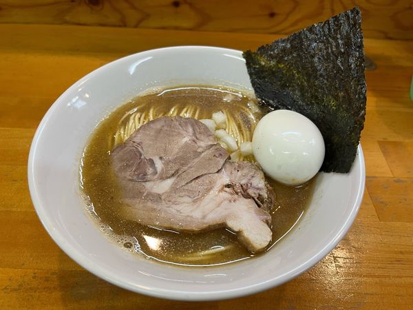 「白醤油 +出汁打込み式味玉 +和え玉」@煮干中華ソバ イチカワの写真