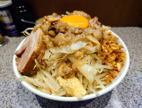 「汁なしそば(塩) 並盛」@ラーメン宮郎の写真