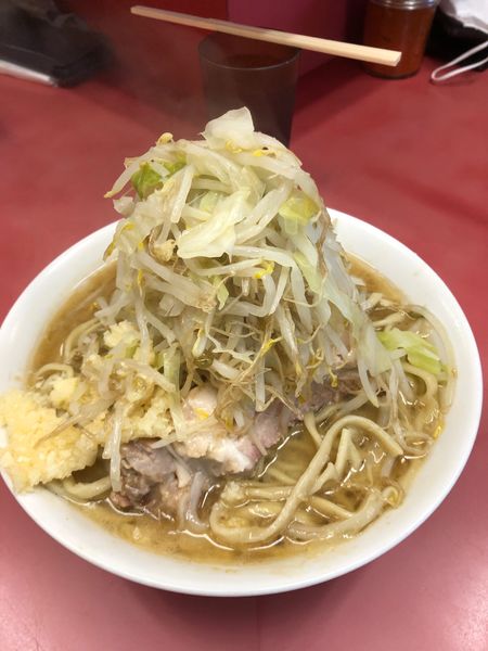 「ラーメン小　野菜ニンニク脂　850円」@ラーメン二郎 ひばりヶ丘駅前店の写真
