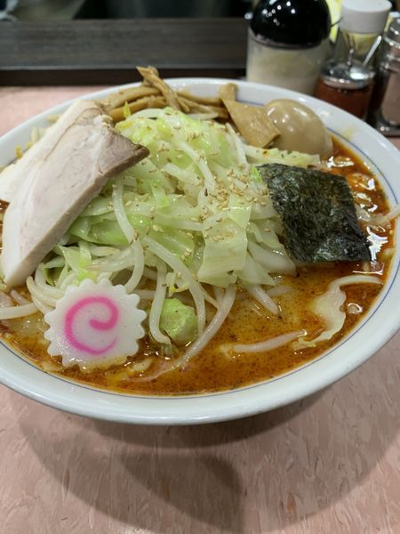 「中華そば（並）坦々&野菜」@所沢大勝軒の写真