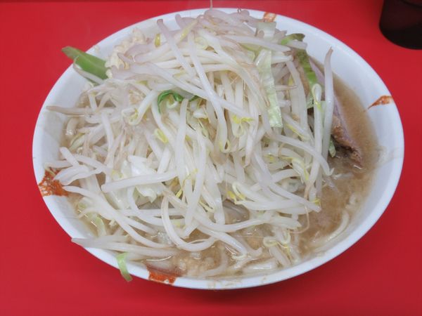 「小（麺半分）（800円）」@ラーメン二郎 一橋学園店の写真
