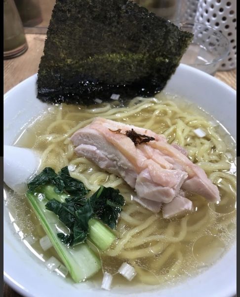 「昆布の塩らーめん大盛950円」@昆布の塩らー麺専門店 MANNISH 東日本橋店の写真