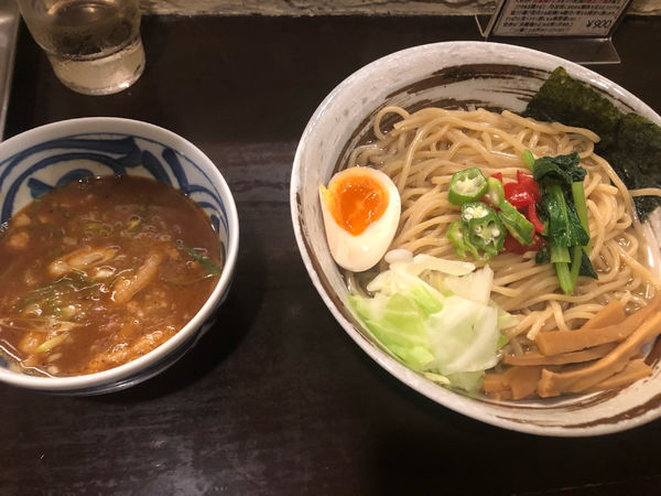 「あつあつつけ麺 (中盛り) (1050円)」@づゅる麺 池田の写真
