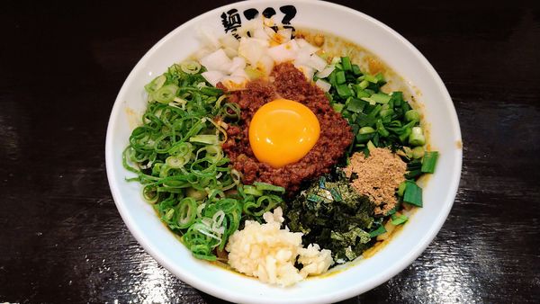 「カレー台湾まぜそば チーズ入り」@麺屋こころ 大船店の写真