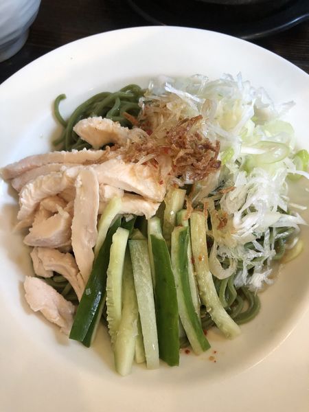 「冷やしネギそば1100」@田中家の写真