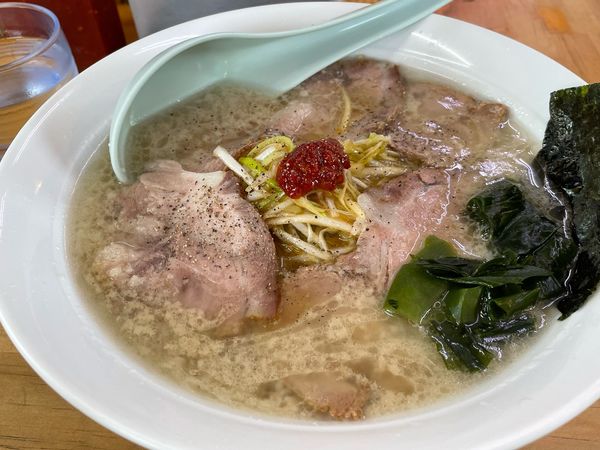 「ネギチャーシュー（脂多め）」@ラーメンショップ 木造店の写真