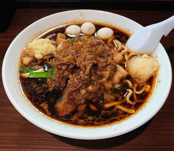 「スタ満ソバ+まさお(960円)」@元祖スタミナ満点らーめん すず鬼 熊谷うえちゃん店の写真