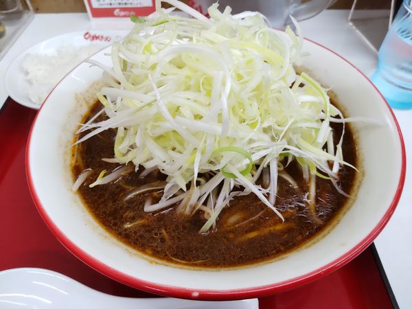 「台湾ラーメン、さらしネギ＋もやし」@くるまやラーメン 浦和田島店の写真