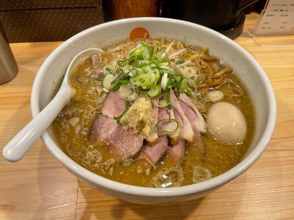 「味噌チャーシュー麺 + 煮玉子 + 大盛」@あさひ町内会の写真