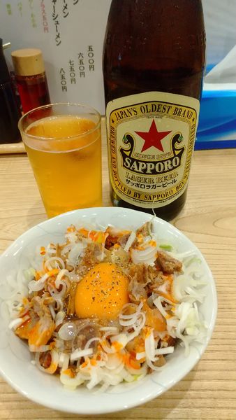 「油そば+ネギ」@らーめん 高尾の写真