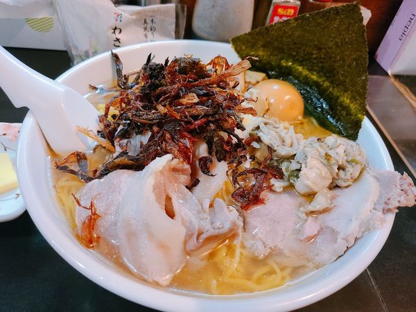 「上品塩 大 牡蠣とイタヤ🐚貝」@一条流がんこ総本家分家四谷荒木町の写真