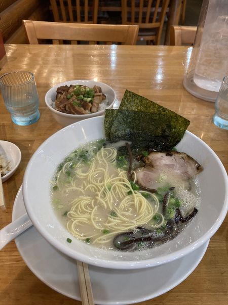 「ラーメン角煮丼セット　1000円」@めん処 博風の写真