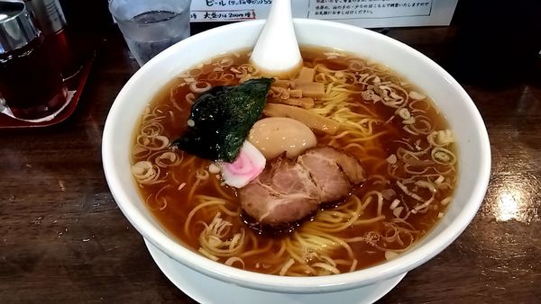 「中華そば（８００円）＋煮たまご（１００円）」@弘前軒の写真