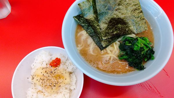 「朝ラーメン(¥500+ライス無料)」@ラーメン堀田家の写真