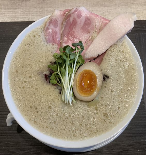 「鶏白湯ramen煮干」@鶏白湯泡ramenたまきの写真