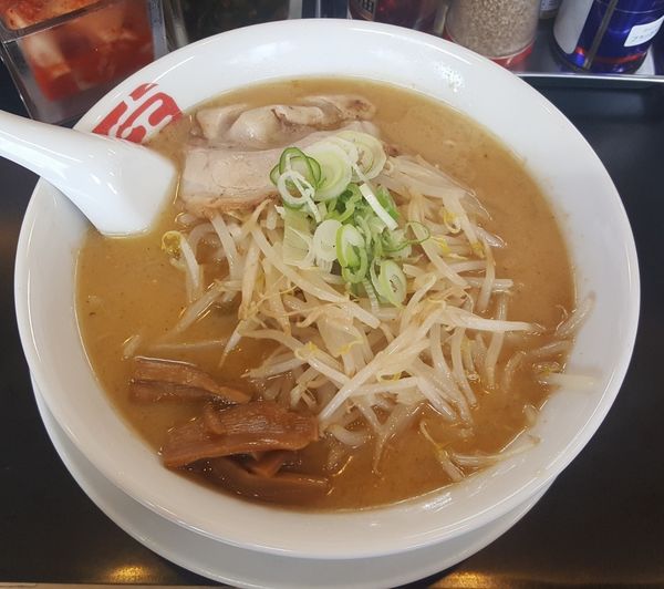 「ニラなんばんラーメンあっさり」@宝介 一関店の写真