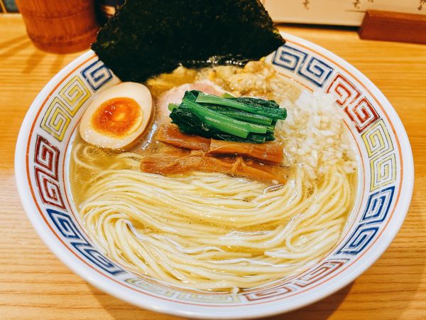 「あさり塩中華そば」@ほっこり中華そば もつけの写真