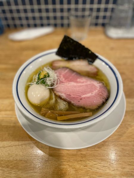 「特製中華そば塩」@手打式超多加水麺 ののくらの写真