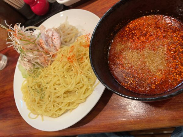 「広島つけめん20辛900円」@広島つけめん まるとちびの写真
