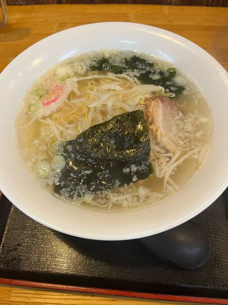 「塩ラーメン(600円)」@いってつ食堂の写真