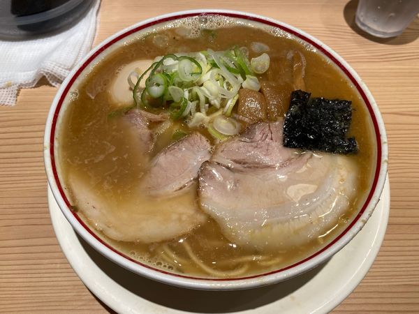 「味玉濃厚とろりそば（１０００円）」@東京煮干し らーめん 玉 東京駅店の写真