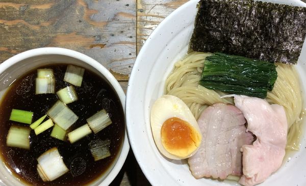 「昆布水つけ麺　醤油　1050円」@ラーメン屋ジョンの写真
