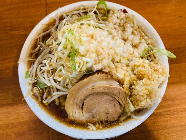「ラーメン(300g)＋ニンニクアブラカラメ」@ラーメン金子の写真