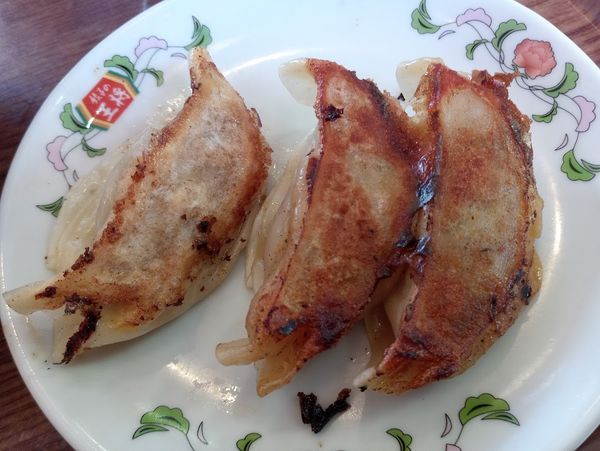 「ニンニク激増し餃子(フェアセット990円にプラス22円)」@餃子の王将 柏松ヶ崎店の写真