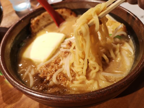 「北海道味噌 超バター」@麺場 田所商店 イオンモール岡崎店の写真