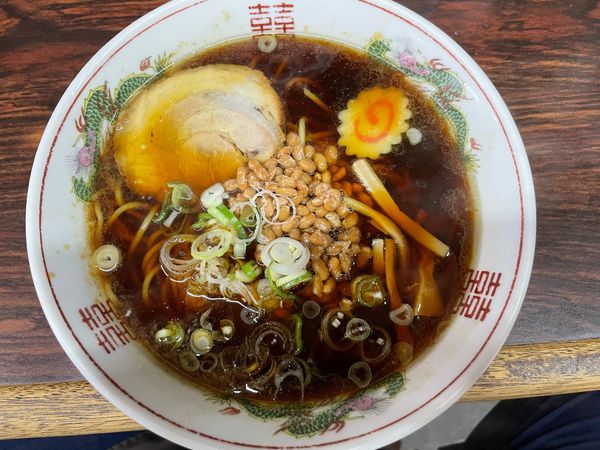 「濃口納豆ラーメン(¥750)」@ラーメン 枡はんの写真