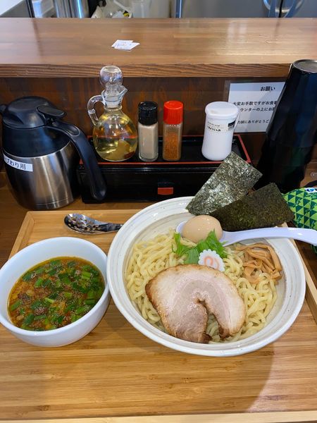 「台湾つけ麺麺大盛煮玉子¥1,200円(9月限定)」@らぁめん 麺彩家の写真