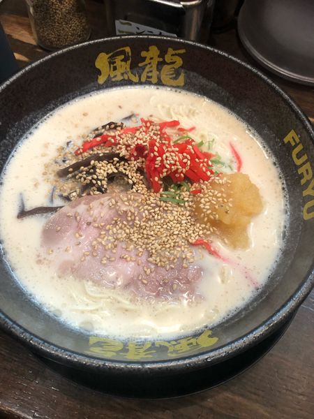 「ラーメン」@とんこつラーメン博多風龍 上野店の写真