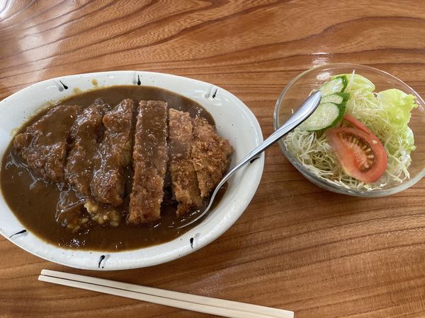 「カツカレー」@ラーメン大学 都 長浜店の写真