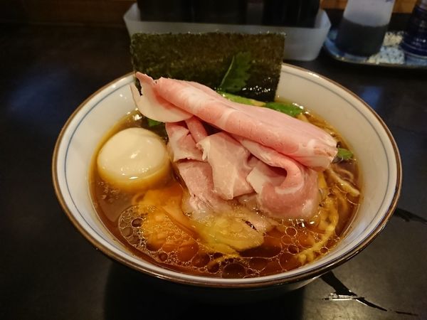 「特製四つ葉そば おかかごはん」@中華そば 四つ葉の写真