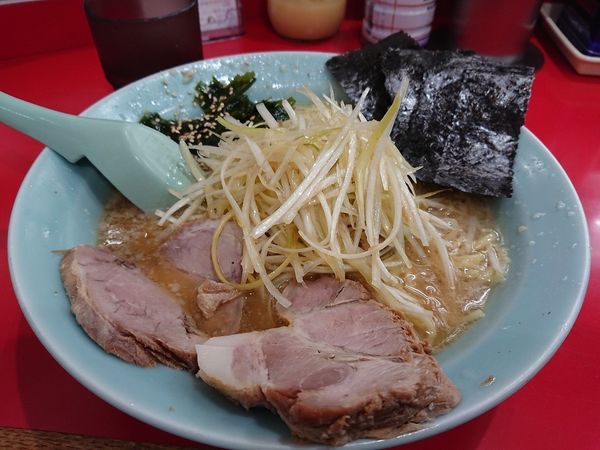 「かいざんラーメン ネギ丼」@ラーメン かいざん 新小岩店の写真