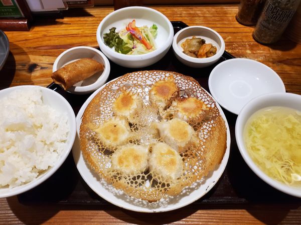 「焼き餃子セット」@大連餃子基地 DALIAN 中華街店の写真