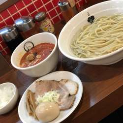 特製辛つけ麺、玉ねぎ