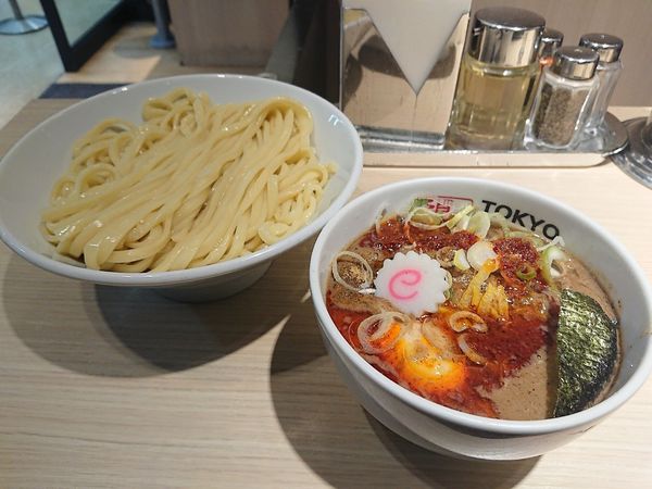 「特製辛つけ麺」@TOKYO UNDER GROUND RAMEN 頑者の写真
