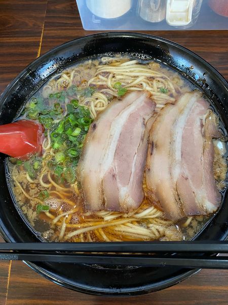 「醤油ラーメン大盛」@尾道ラーメン ほんてんの写真