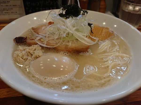 「らーめん銀だら搾り」@鮮魚らーめん 五ノ神水産の写真