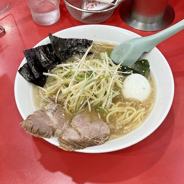 「かいざんラーメン＋玉子」@かいざん 西船橋店の写真