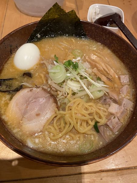 「味噌ラーメン950」@白樺山荘 北海道ラーメン道場店の写真