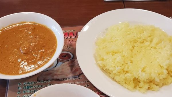 「チキンカレーセット900円」@スルターン 飯田橋本店の写真