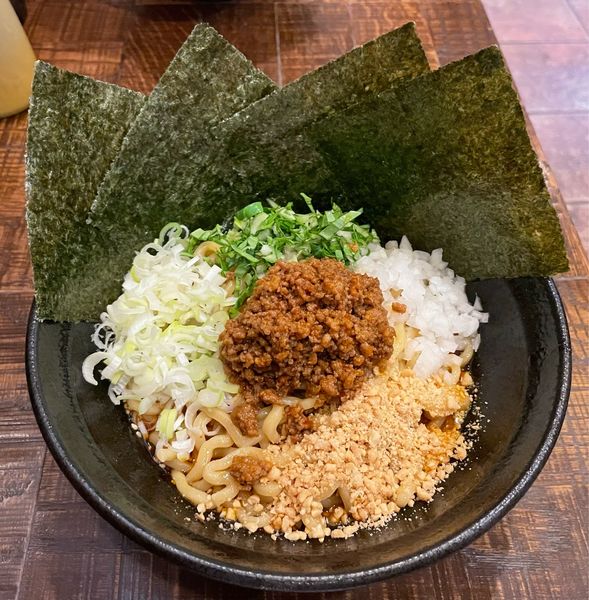 「坦々まぜそば(追い飯付)  ￥850」@七福軒の写真