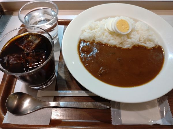 「（数量限定）朝カレーセット　６２０円　※」@BOOK COMPASS Cafe エキュート東京店の写真