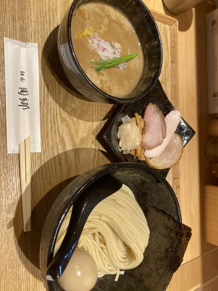 「煮玉子つけ麺1100円」@麺屋 周郷 新橋店の写真