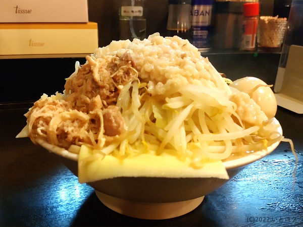 「ラーメン特大（＋とろけるチーズ＋味玉＋5656チャーシュー）」@麺とび六方 茅野店の写真