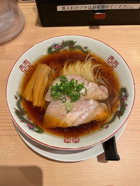 「昔ながらの中華そば(860円)」@京紫灯花繚乱 蒲田店の写真